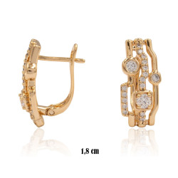 Kolczyki Xuping pozłacane 18k - MF38768